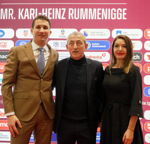 Svečana prireditev Karl-Heinz Rummenigea novi ambasador Iger
