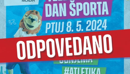 2. Telemachov dan športa na Ptuju danes odpovedan