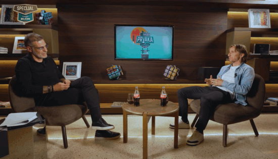 Luka Modrić gostuje v oddaji (Ne)uspeh prvakov pri Slavenu Biliću