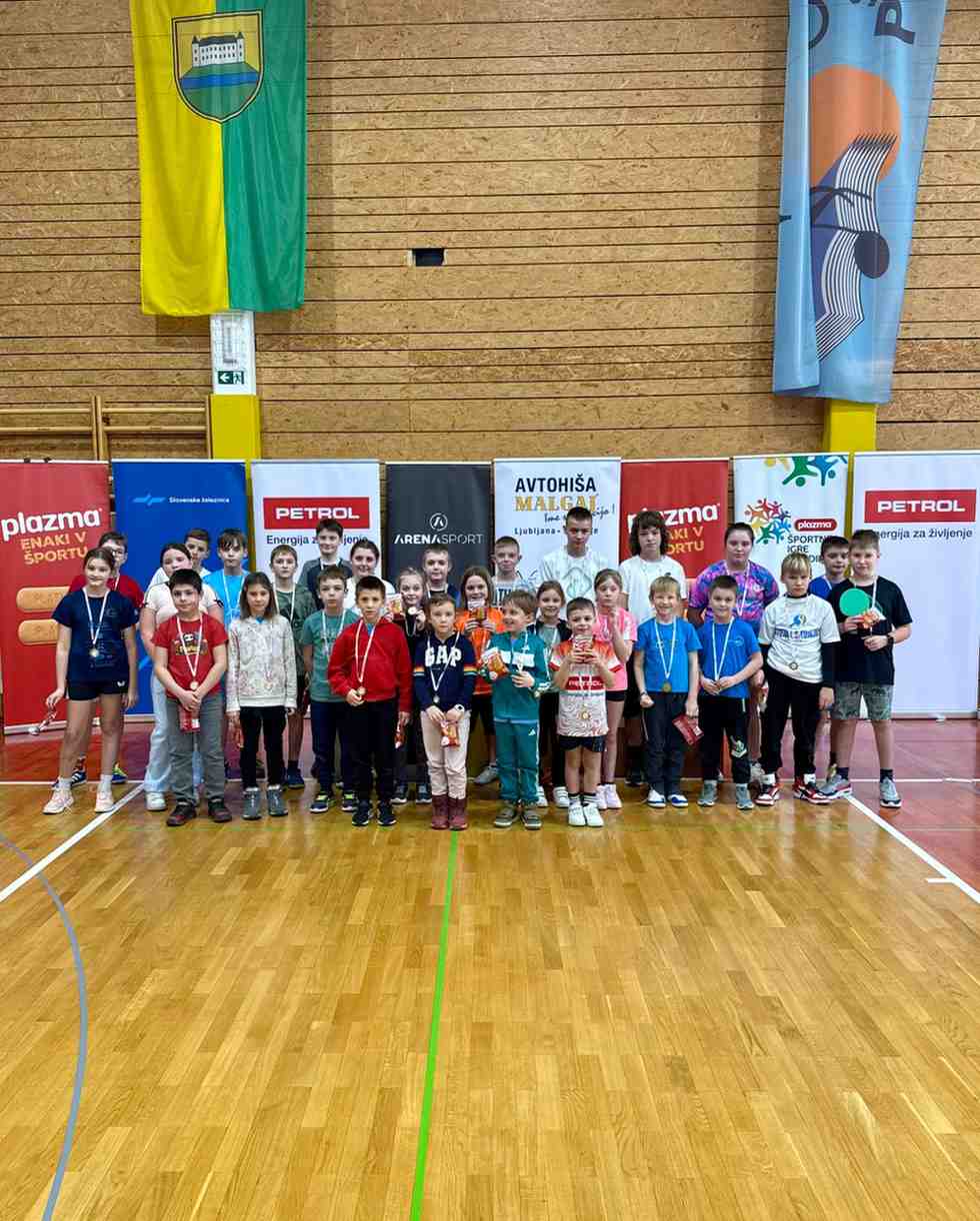 Plazma Cup namiznoteniški turnir v Preboldu