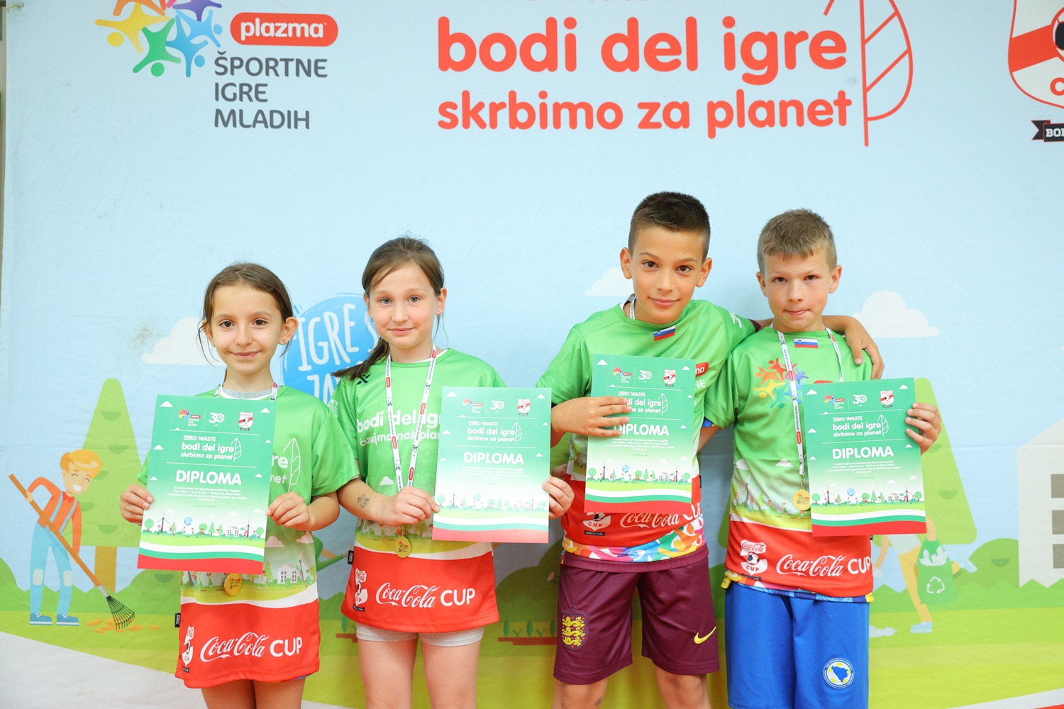 Mladi v Postojni skozi športne izzive spoznavali pomen varovanja okolja